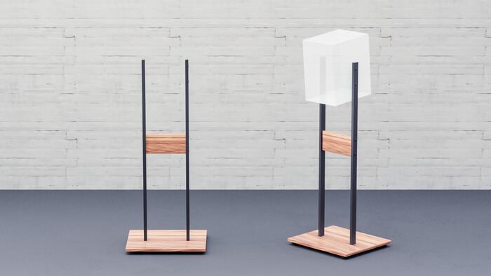 Floor bracket stand MO2